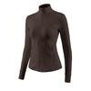 Yoga Clothes Top Women's Spring Stand-up Collar Sports Cycling Long-sleeved Jacket Slimming High-end Pilates Fitness Clothes