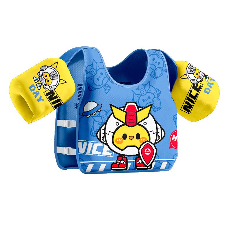 Xiaolü Children's Inflatable-Free Life Vest with Floating Sleeves & Armbands - For Boys & Girls