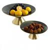Nordic Light Luxury Gilded Glass Fruit Tray