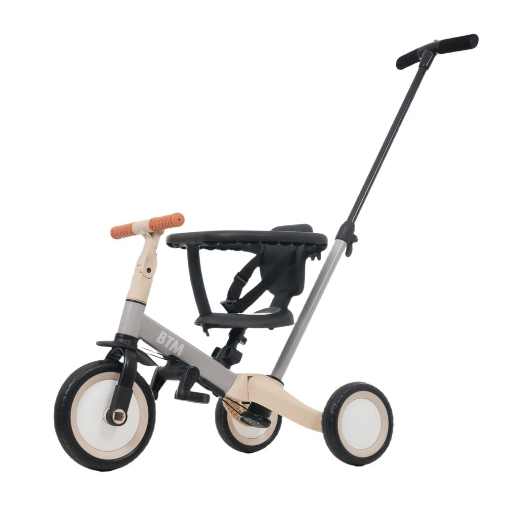 BTM Tricycle for Balance Kick Push for 3 Going With With Safety Control Steering 1 Year 2 Year 3 Year 4 Year Gift Kids, 5-way, Bike, Bike, Stroller,