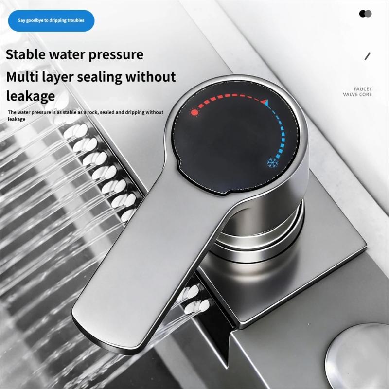 Universals Single Handle Bathroom Faucet Levers Replacement Aluminium Alloys Handle Basins Mixer Faucet Tap