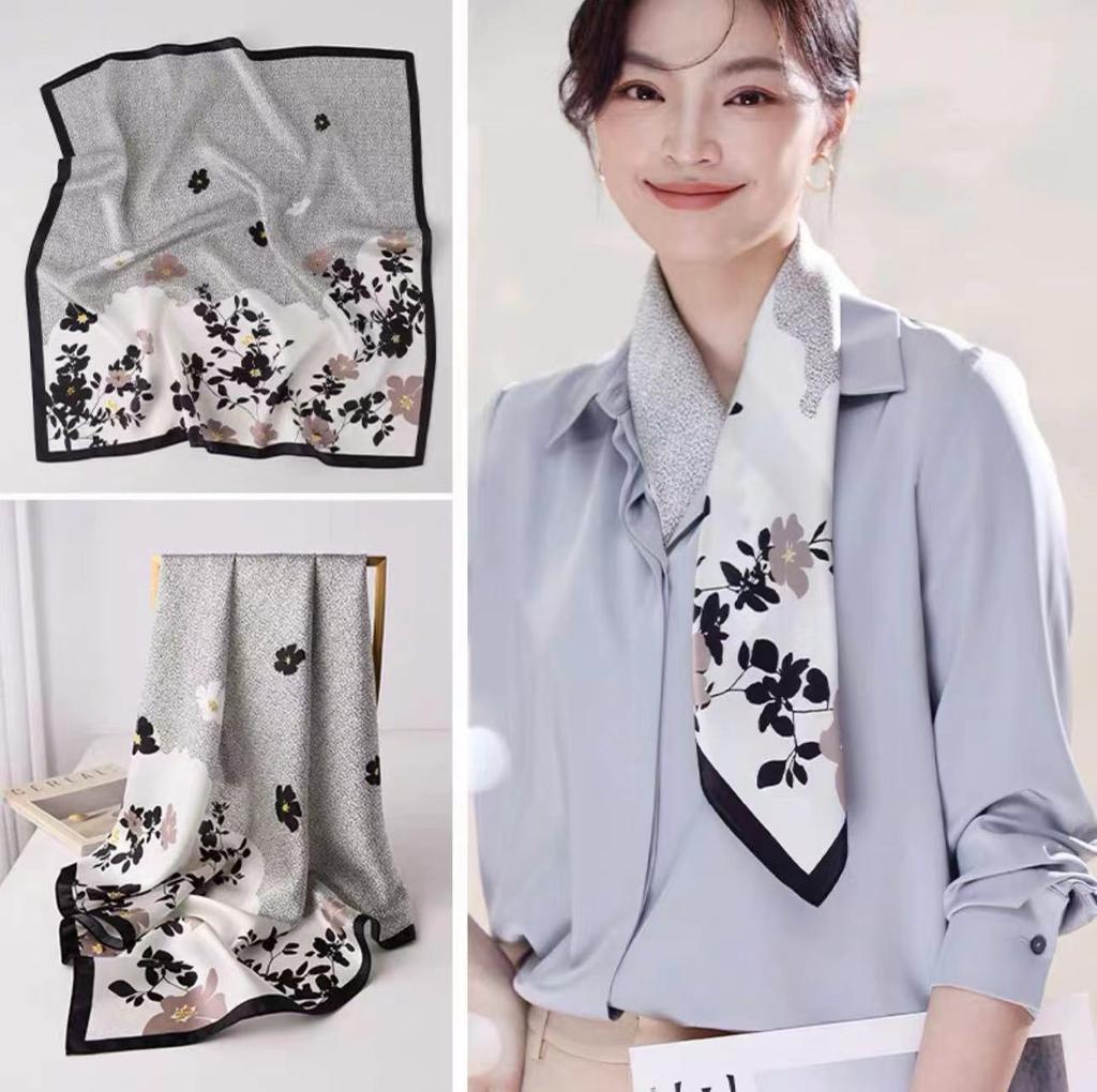 Eleganti Foulard di Seta da Donna Con Centinaia di Camicie, Assistenti di Volo, Decorazione Professionale, Protezione del Collo, Foulard, 70 Foulard Quadrati Piccoli.