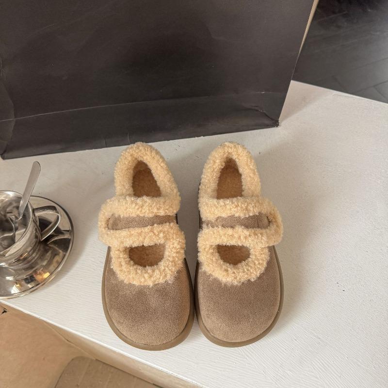 thick-soled velvet women s new winter Velcro snow boots thickened warm fluffy cotton shoes 40 3490₽