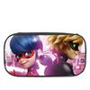 Miraculous Anime 3D Print Waterproof Oxford Cloth Multi-Layer Pencil Case for Kids