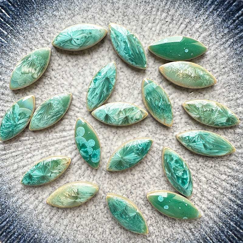 100g Multi Color Irregular Ceramic Mosaic Tiles DIY Making Stones for Craft Hobby Arts Wall Decoration Petal Arte Oval 917