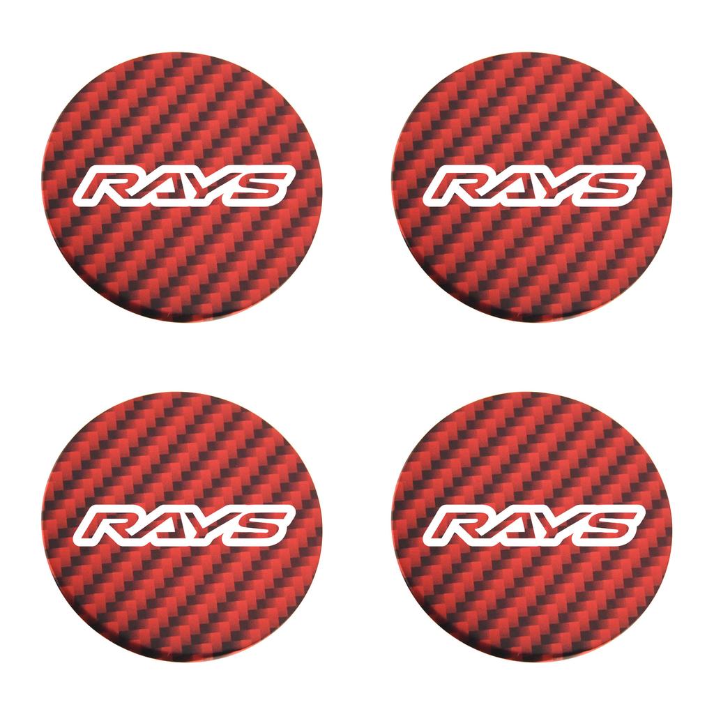 JDM Car Styling 45MM Wheel Center Emblem 50MM VOLK RAYS Logo 56MM Sport Rim Cap Stickers 60MM Wheel Cover Hub Badge Gram 65MM