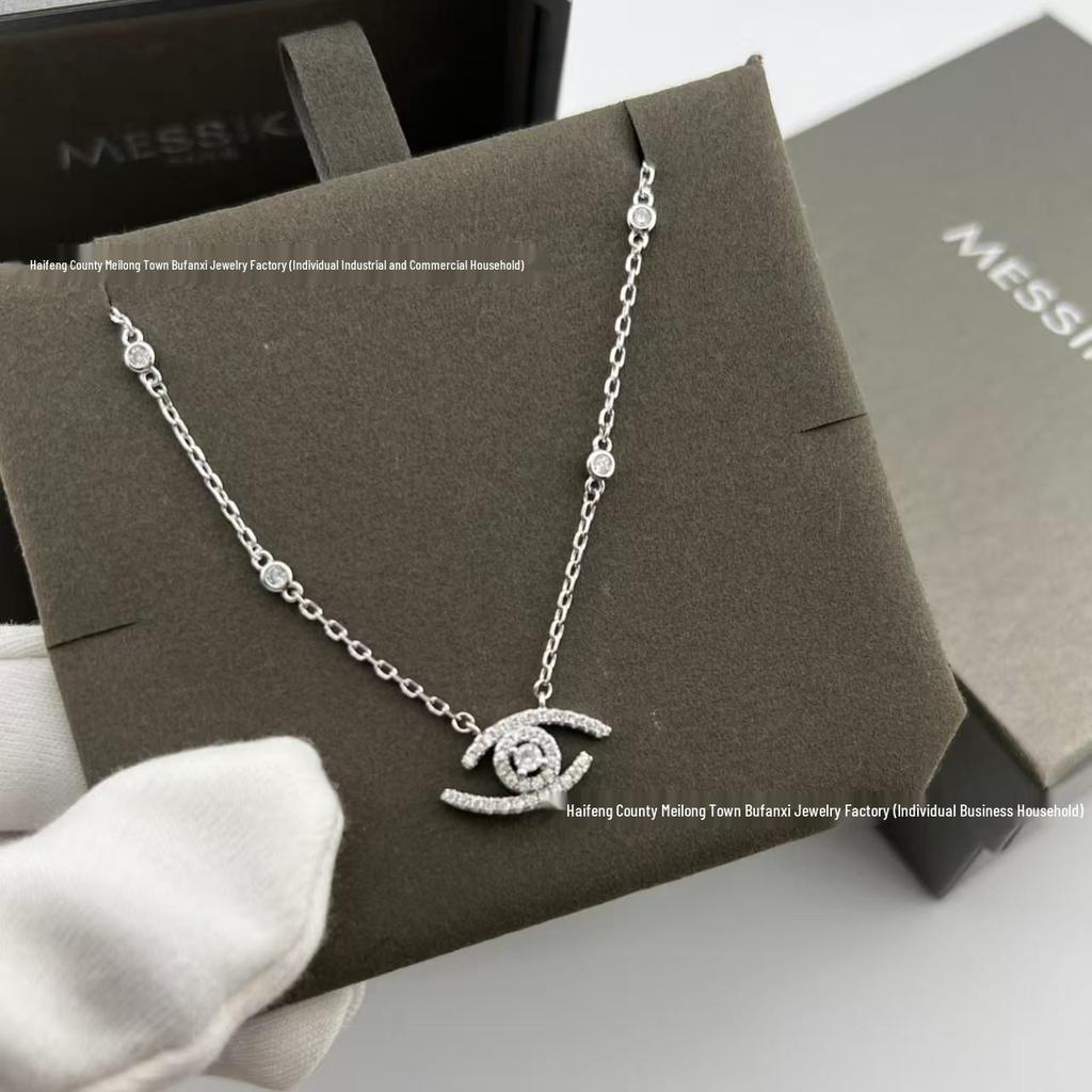 Messi Familienserie: Funkelndes Mind's Eye Diamant Halsketten- & Ohrring-Set