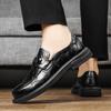 Fashion New Mens Casual Shoes Slip On Driving Loafer for Men Work Formal Shoes Fashion Business Dress Wedding Party Office Shoe Mocaasin