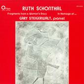 

LP Record RUTH SCHONTHAL - GARY STEIGERWALT - Fragments From A Woman s Diary / In ORS85490 Orion 1985 US Classical Used