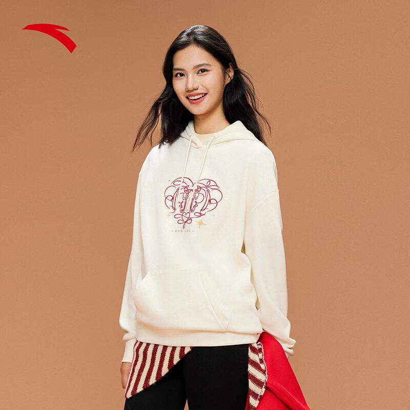 Anta Women s New Year Good Luck Hooded Sweatshirt XL