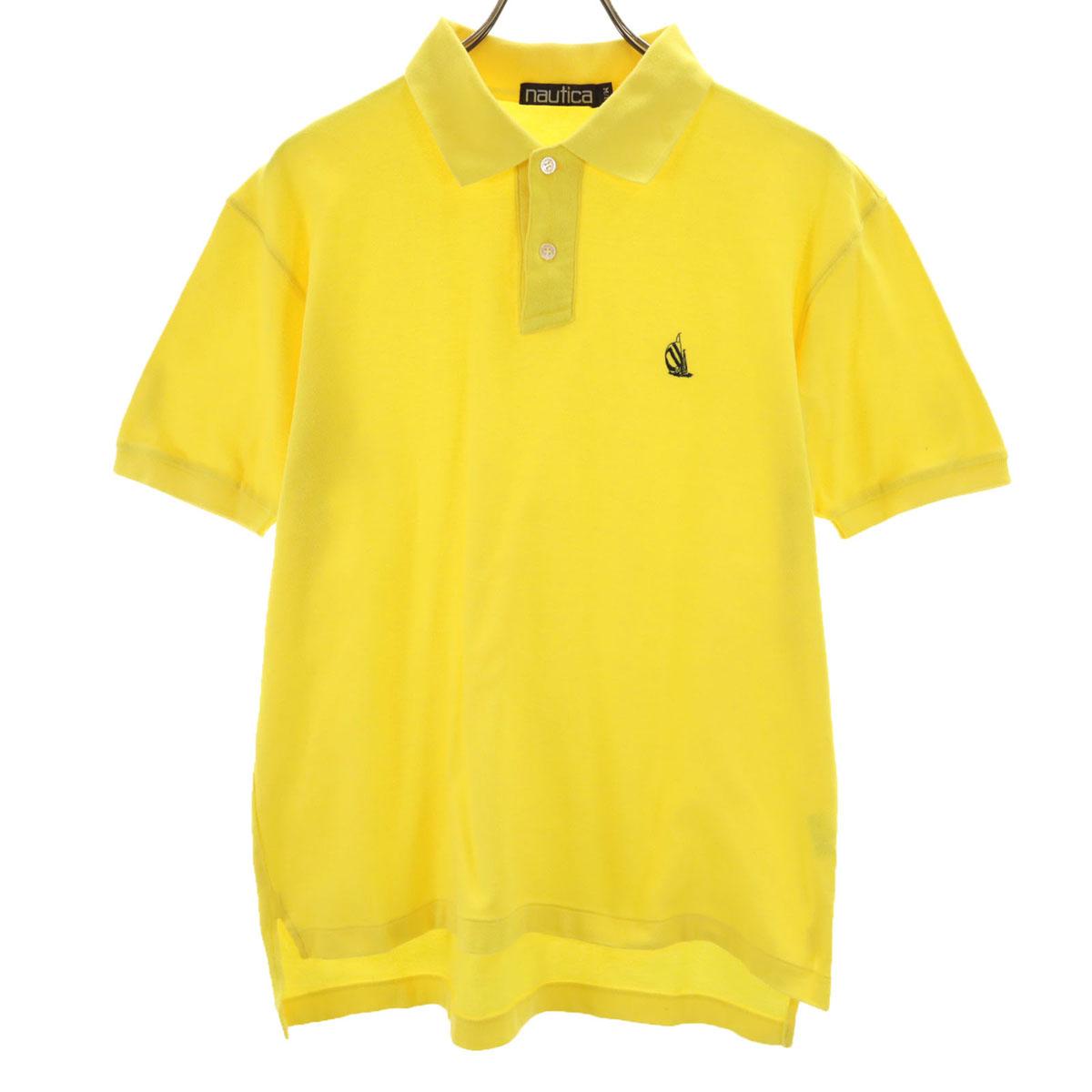 

NAUTICA Short sleeve Polo shirt M yellow Fawn Men s Used