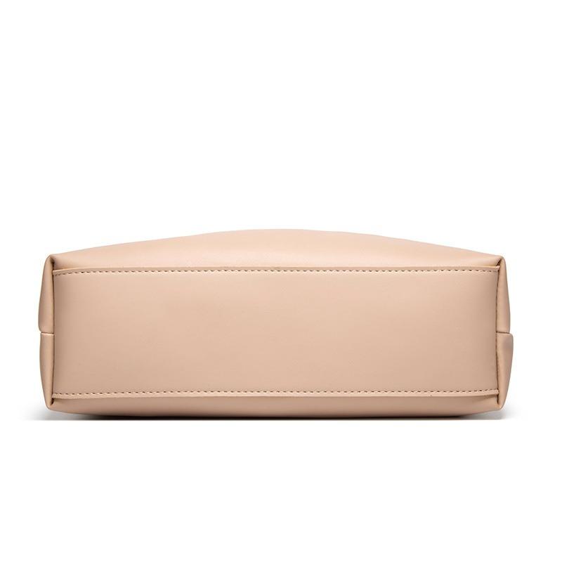 Weiche Leder Umhängetasche mit großem Fassungsvermögen im Mori-Girl-Stil, neue literarische tragbare Messenger-Tasche für Kind und Mutter