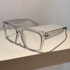 Simple Retro Thick Frame Square Anti-Blue Light Flat Glasses Trendy Unique Glasses Frame