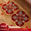 Red Double Happiness Wedding Cushion Set for Living Room or Bridal Suite Decoration