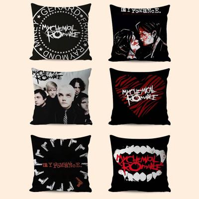 Band M-My C-Chemical R-Romance Pillow Anime Pillow Sofa Bed Head Pillow Cover Cushion Cover 45x45 Cm Fashion