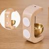 Wooden C Shaped Magnetic Door Chime Entrance Decoration Doorbell Magnetic Shopkeepers Bell Wood Door Chime For Refrigerator Room