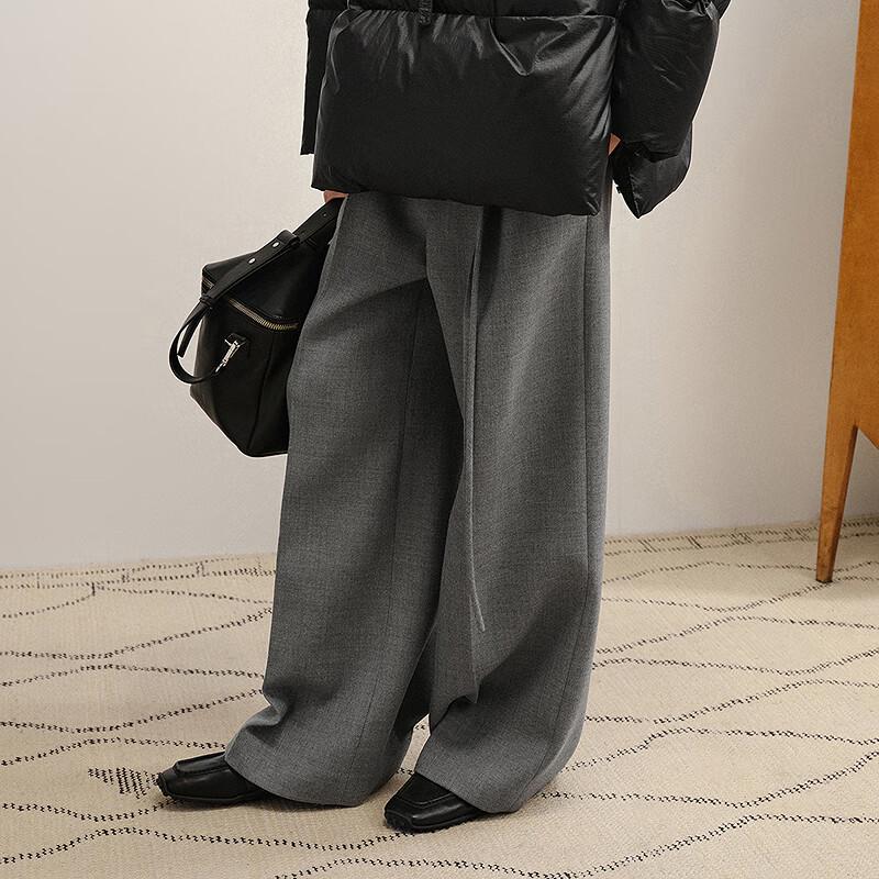 LESS 2025 Winter Casual Retro Wide-Leg Trousers