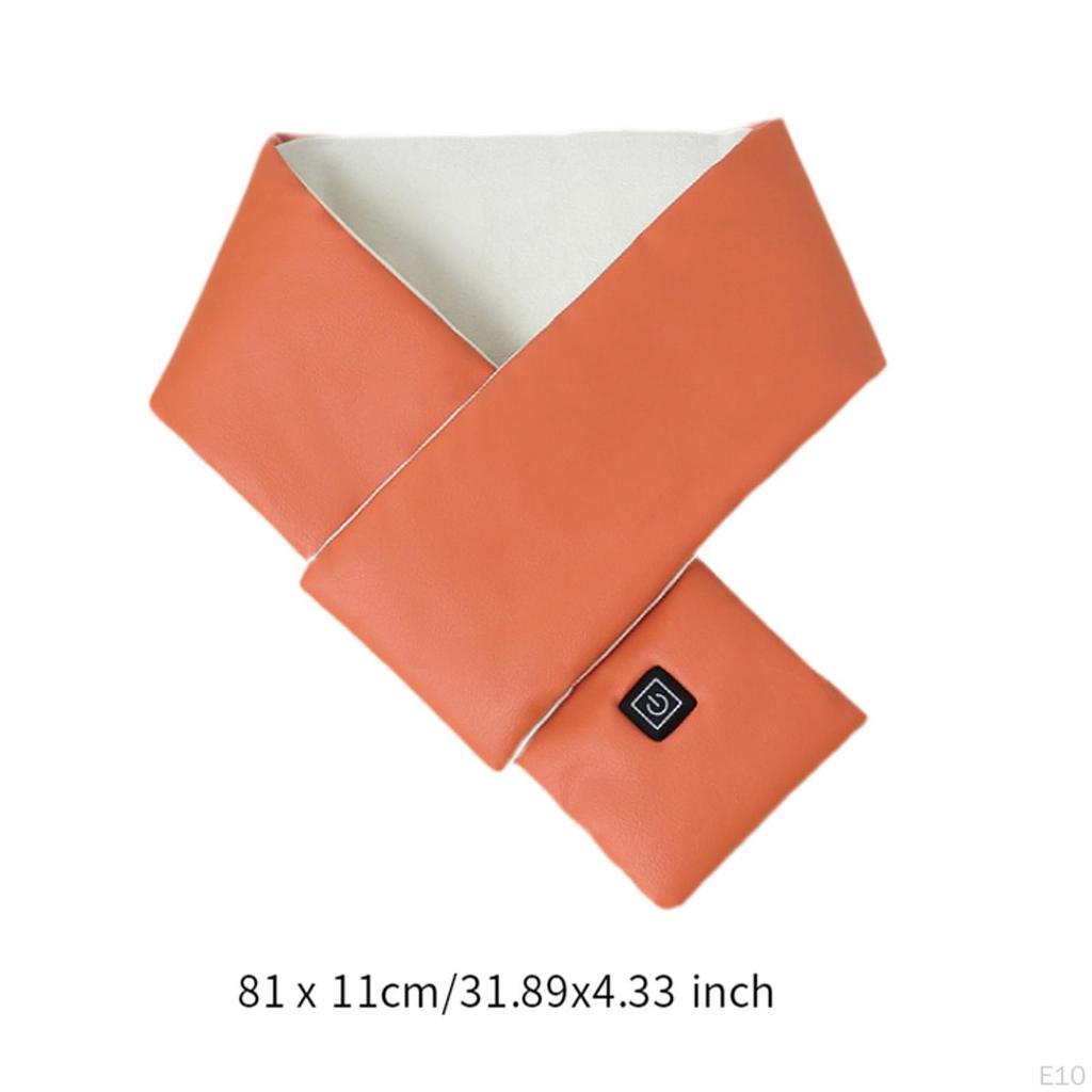 Heated USB Neck Scarf Neckerchief Warmer,Comfortable Shawl,Warm Wrap,Neck Heating Pad for