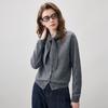 Komoboka Women's Flutter Collar Wool Cardigan