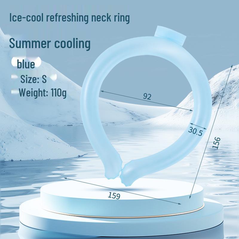 Cooling Neck Ice Ring for Summer Heatstroke Prevention - Outdoor Ice Cool Necklace