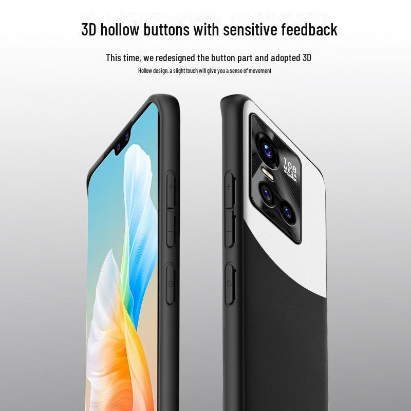 Anti-fall, Anti-fouling Liquid Leather Phone Case for Vivo S10, One-piece Protective Cover Available.