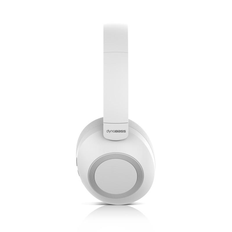 Dynabass - Dbx560 White - Casque Bluetooth Anc - Bluetooth 5.3 - Réduction De Bruit 40db - 11h Autonomie