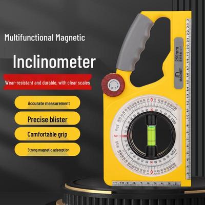 Strong Magnetic Multifunctional Inclinometer & Spirit Level Ruler