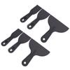 6PCS Paint Scraper Tools Plastic 2 3 6 Inch Wall Putty Scraper Spreader Tool for Drywall Repair Painting Patching