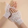 3D Lace Design Detachable Arm Sleeve Fingerless Hand Sleeve for Stylish Outfits Cosplay Event Daily Fashion Wear Comfort