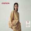 Edition Red Label Silk Cotton Hollow Stripe Long Sleeve Shirt