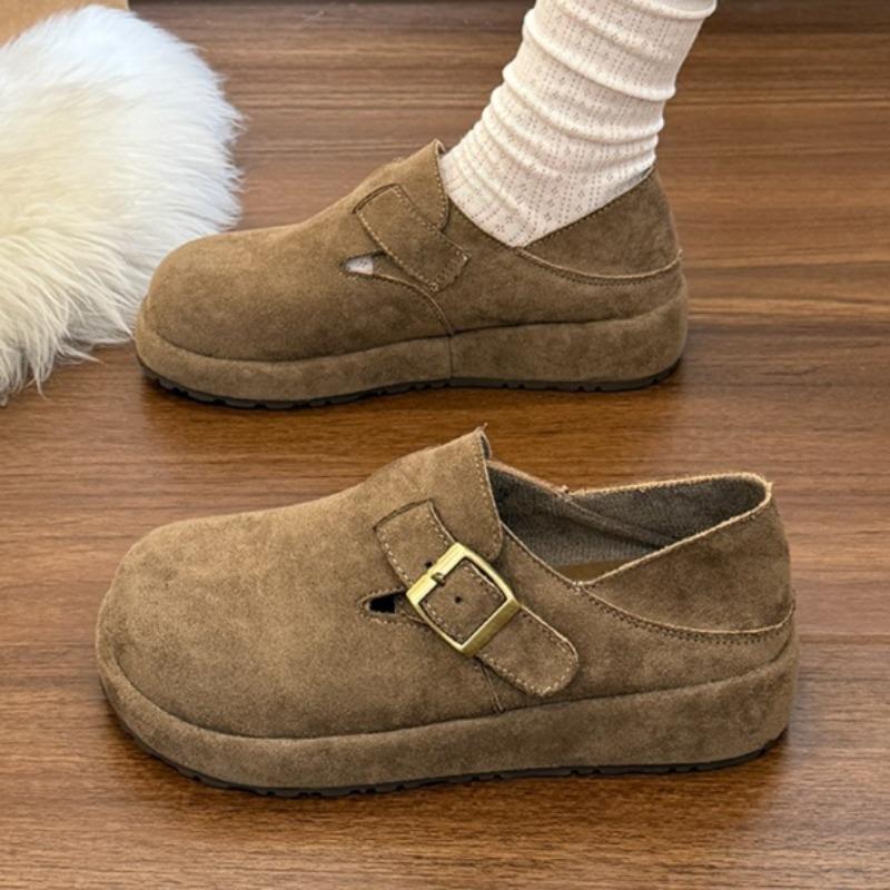 Flats Women's Suede Shoes 2025 Autumn Fashion Sport Shoes Designer Casual Sneakers Cozy Running New Trends Zapatillas De Mujer