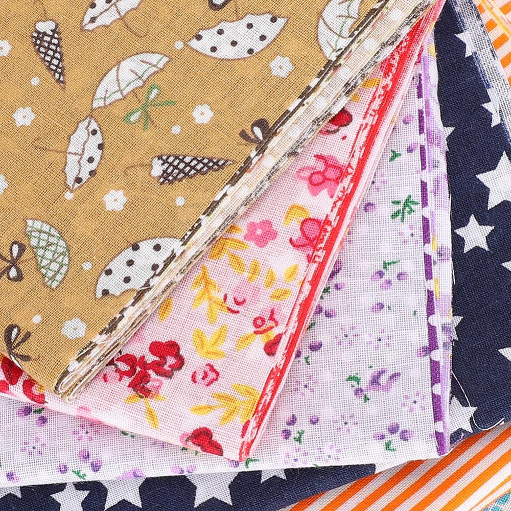 56pcs Household Handcraft Precut Fabric Bundles Quilting Fabric Squares For Handmade Cloth