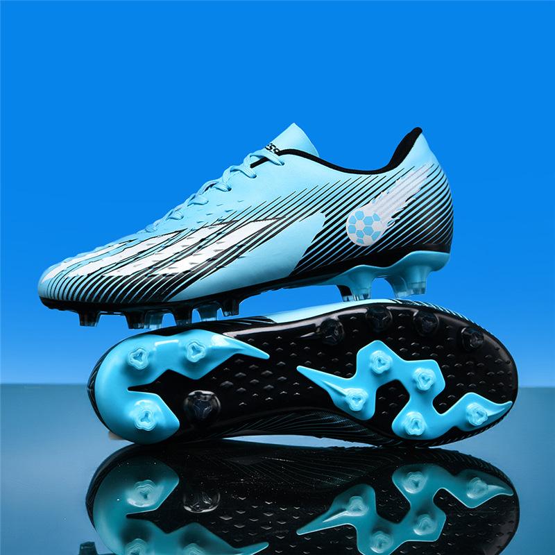 Ronaldo Football Shoes Men's Broken Nails Children's Men's and Women's Non-slip Spikes Student Kicking Training Sports Shoes