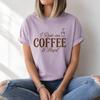 I Run On Coffee and Hope and Kids Tshirt, Funny Coffee Lover Tee, Cute Caffeine Graphic T and Kids Tshirt, Barista Gift, Unisex Coffee Tee