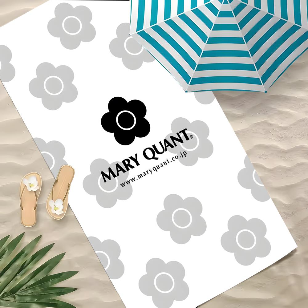 Brand Mary Quant Towel Polyester Beach Towel Quick Dry Sand Free Bath Towel For Summer Pool Travel Vacation