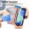 For iPhone 17 Pro Max Case with Strap Butterfly Pattern PU Leather Wallet Phone Cover