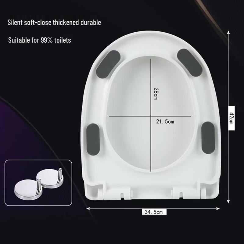 TLXT Universal Soft-Close Toilet Seat