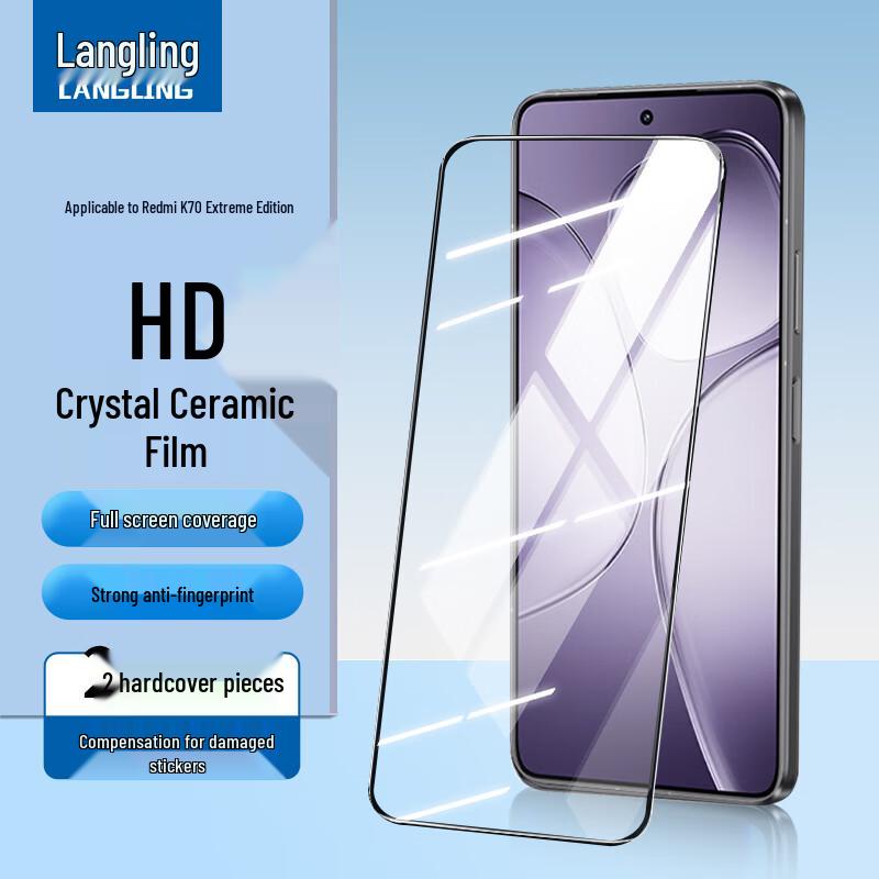 Langling Tempered Glass Screen & Lens Protectors for Redmi/Xiaomi Phones