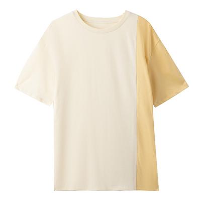 Round Neck Loose Bottoming Top Women'S Outer Wear Summer Short-Sleeved T-Shirt
