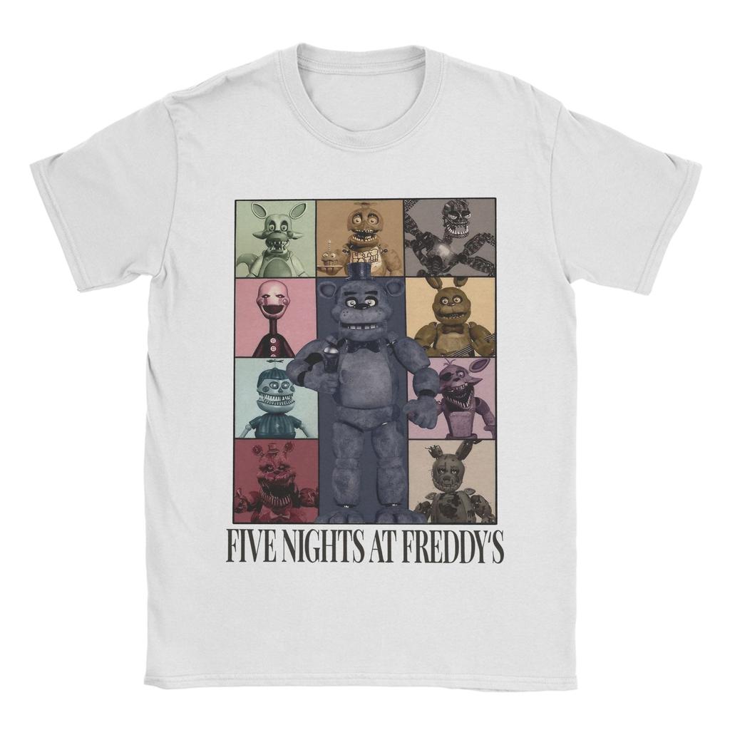 Unisex FNAF At Freddys T Shirt  100 Cotton Clothing Unique Short Sleeve Crewneck Tees Gift Idea TShirt