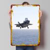 F35 Stealth Landing Metal Poster Customized Wall Art Retro Vintage Tinplate Signs for Home Decor Living Room Decoration At Home