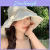 Spring Lightweight Sun Hat With Large Brim And Windproof Features For Outdoor Activities
