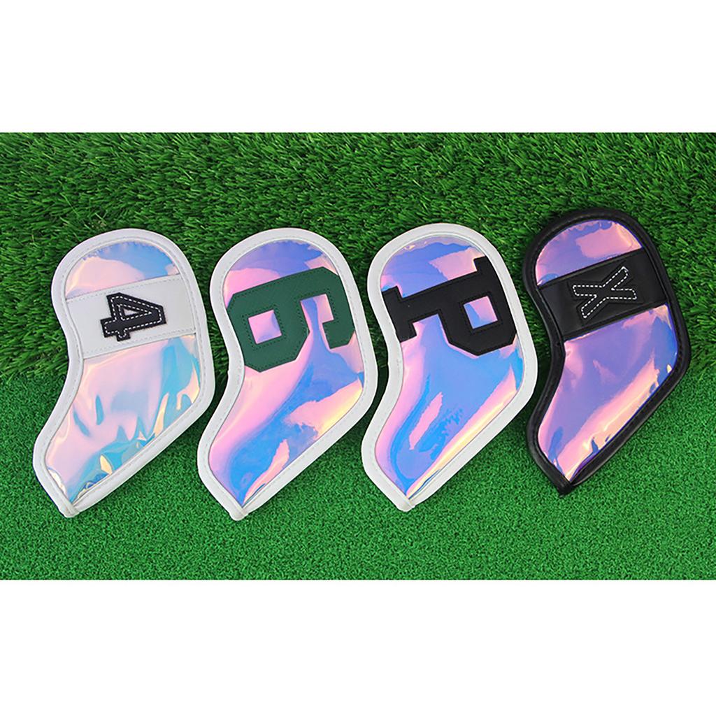Golf Club Head Cover Waterproof Dustproof Number Design Golf Iron Cover Protection Sleeve Golf Accessories