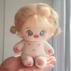 Kawaii Plush Cotton Doll Idol Stuffed Super Star Figure Dolls Cute Fat Body Cherry Blossoms Girl Doll Can Change Clothes Gift