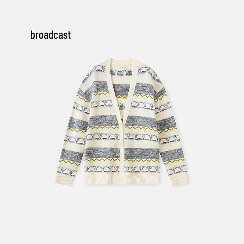 Broadcast Women's Elegant V-neck Knit Cardigan
