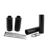 Black Front Fork Cover Boots Kit for Harley Sportster 48 XL1200X Motorcycle Shock Absorber Guard Protective Sleeves Bobber Custom Styling Parts