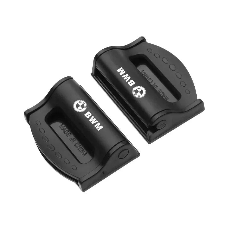 2025 E46 For BMW Car 2Pcs Car Safety Seat Belt Buckle Clip Seatbelt Stopper Adjuster Clip For BMW F30 F10 F20 E46 E60 E70 E39 E3