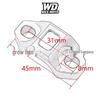 CNC Clutch Brake Lever Perch for 22mm Handlebars, Fits KTM, Yamaha, Honda Off-Road Motorcycles