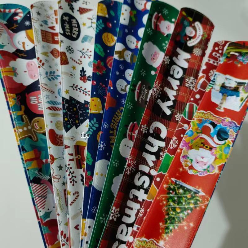 PVC Leaf Pattern Christmas Snap Bracelet - Children's Cartoon Theme