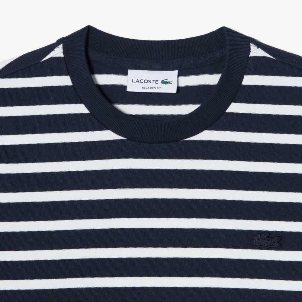 [Lacoste] Men's Long Sleeve Striped T-Shirt TH338E-56G166